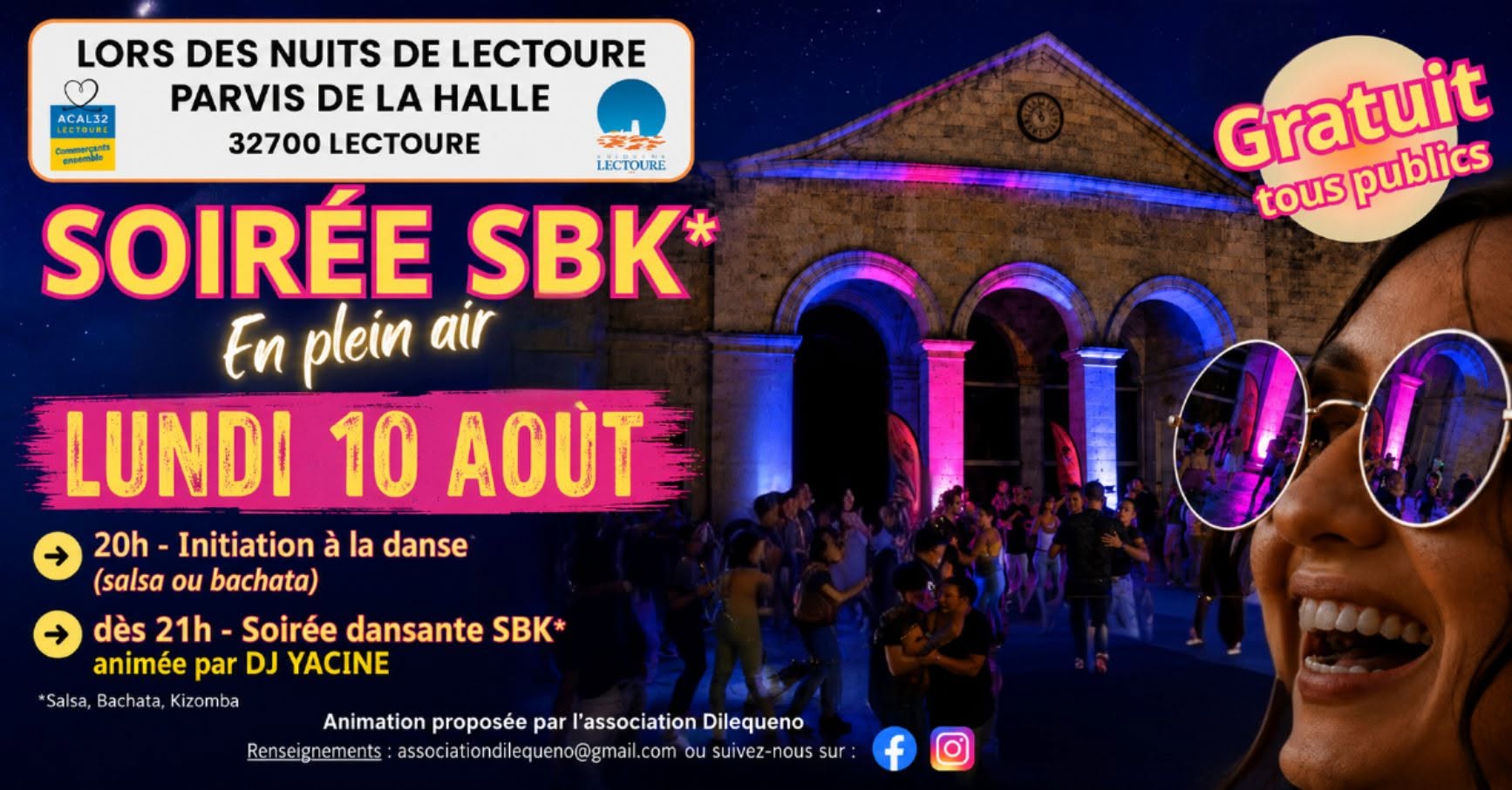 LES NUITS DE LECTOURE Soirée SBK en plein air