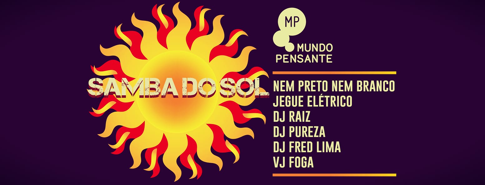 Samba do Sol no Bixiga *Grátis* no Mundo Pensante!
