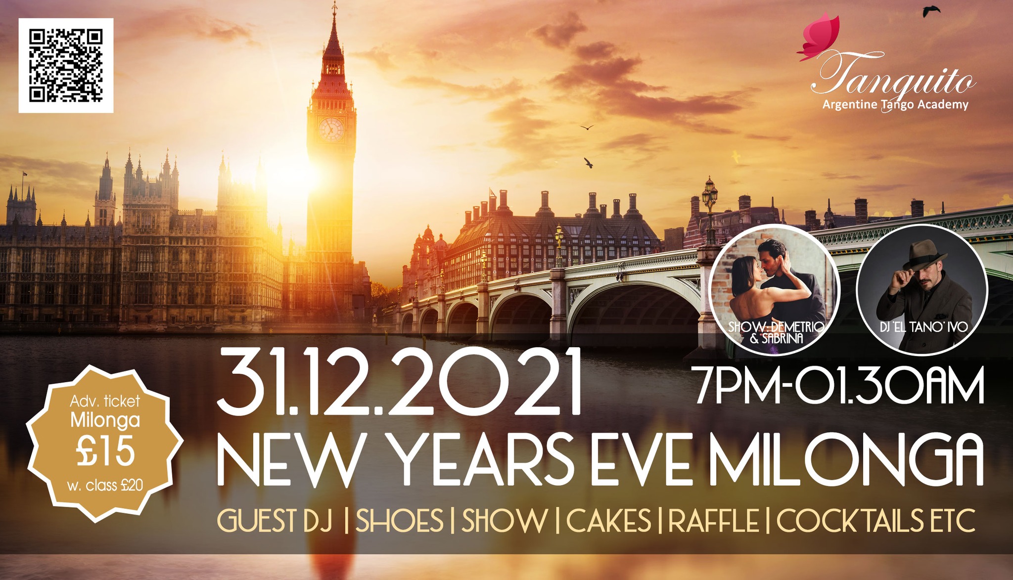 31.12 NEW YEARS EVE PARTY MILONGA