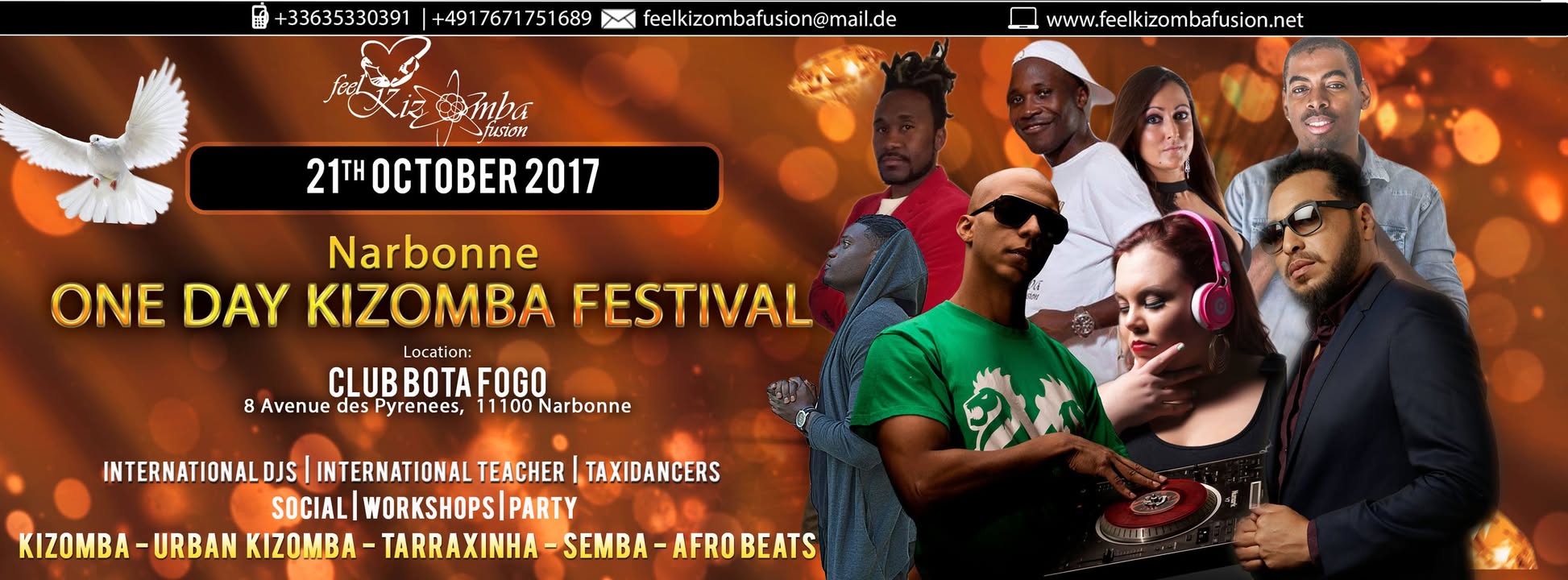 FKF - Narbonne' One Day Kizomba festival 21th October 2017