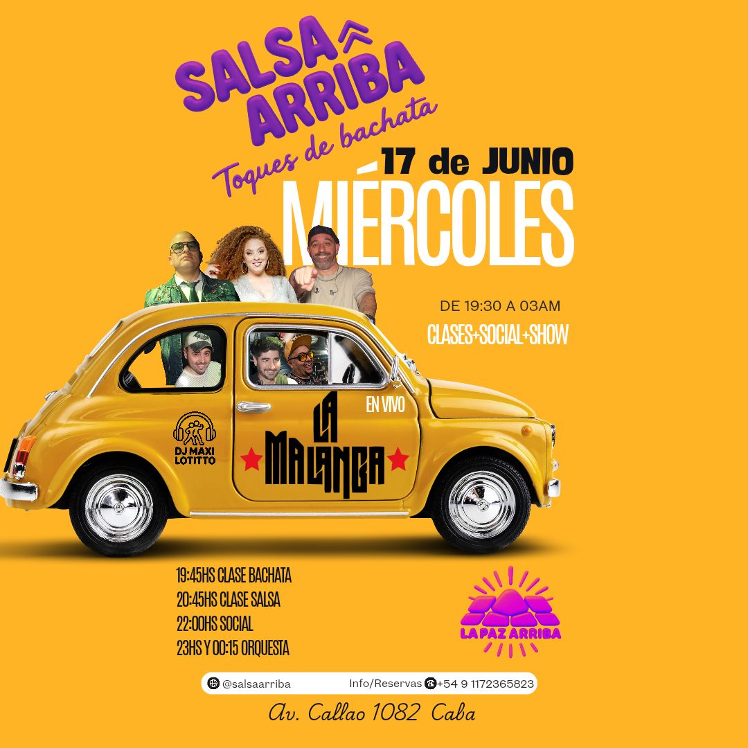 SALSAARRIBA con Orquesta LA MALANGA!!! en vivo