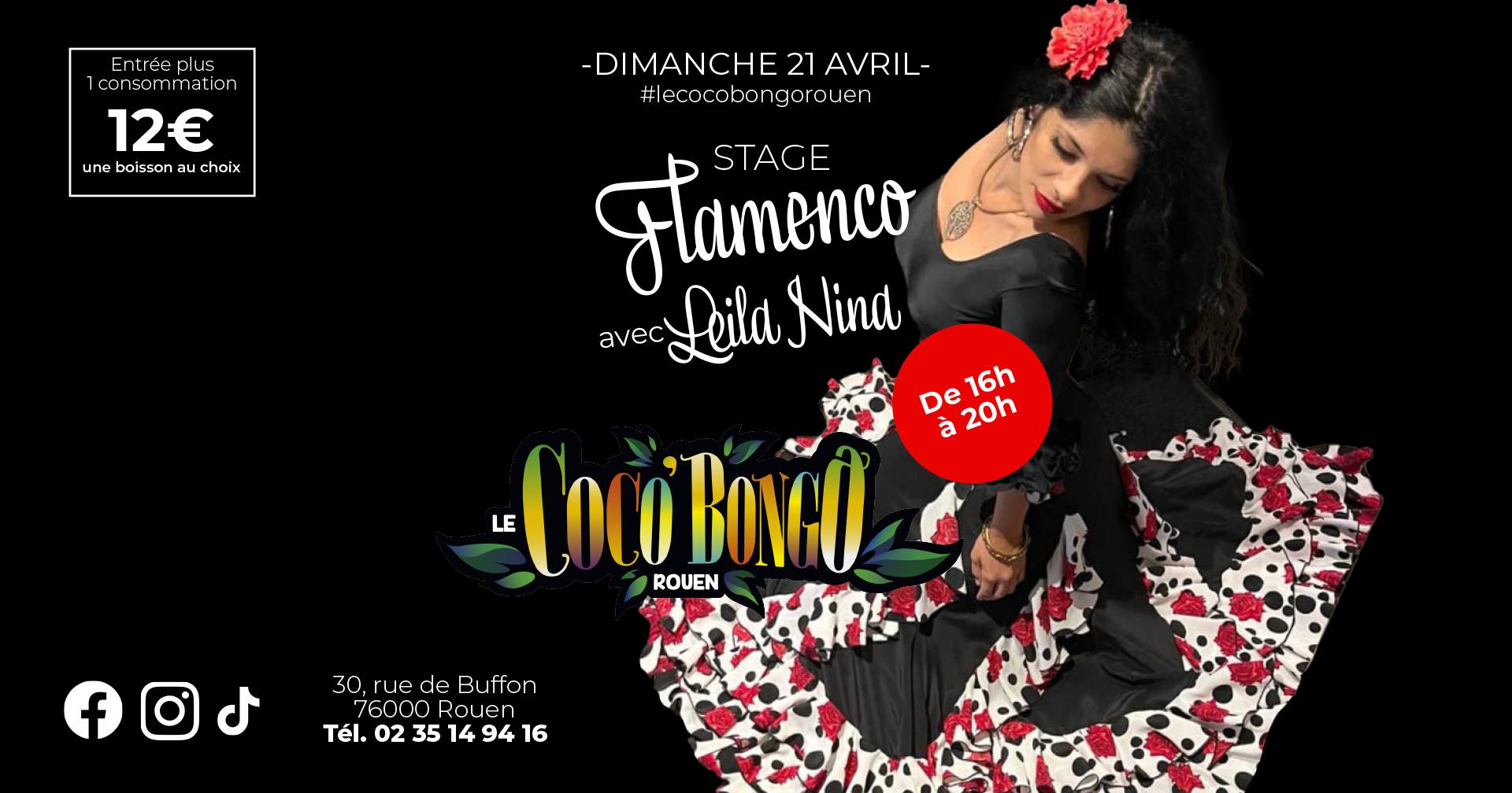INITIATION AU FLAMENCO & A LA GIPSY RUMBA AVEC LEILA NINA