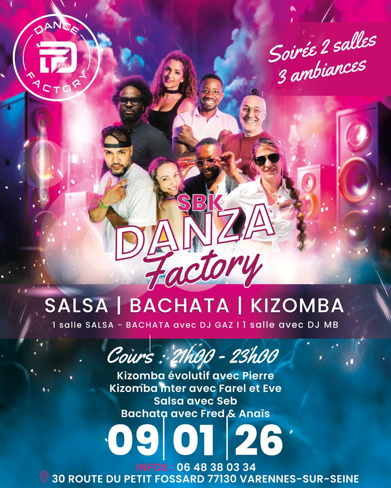 ✨Soirée SBK - Danza Factory - 9 01 ✨