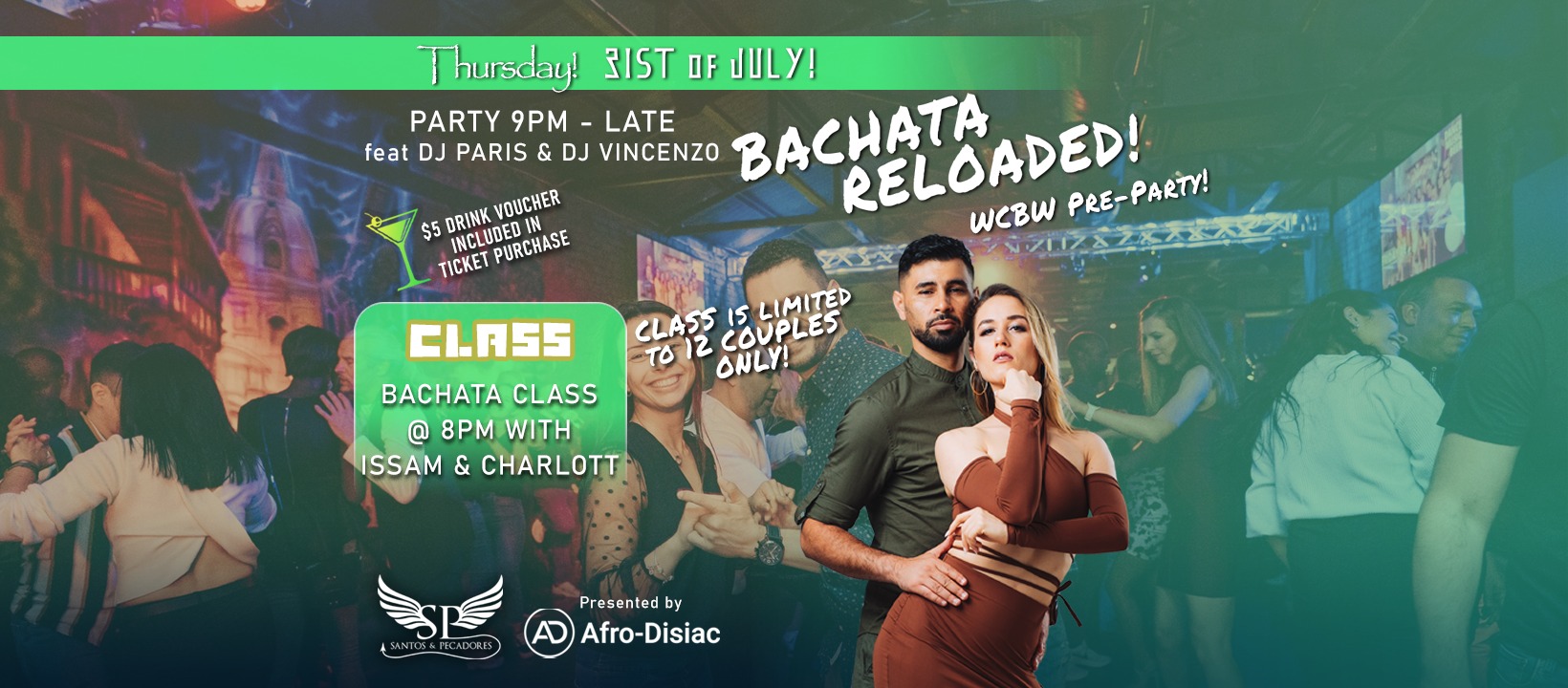 Bachata Reloaded - West Coast Bachata Weekender Pre-Party Edition