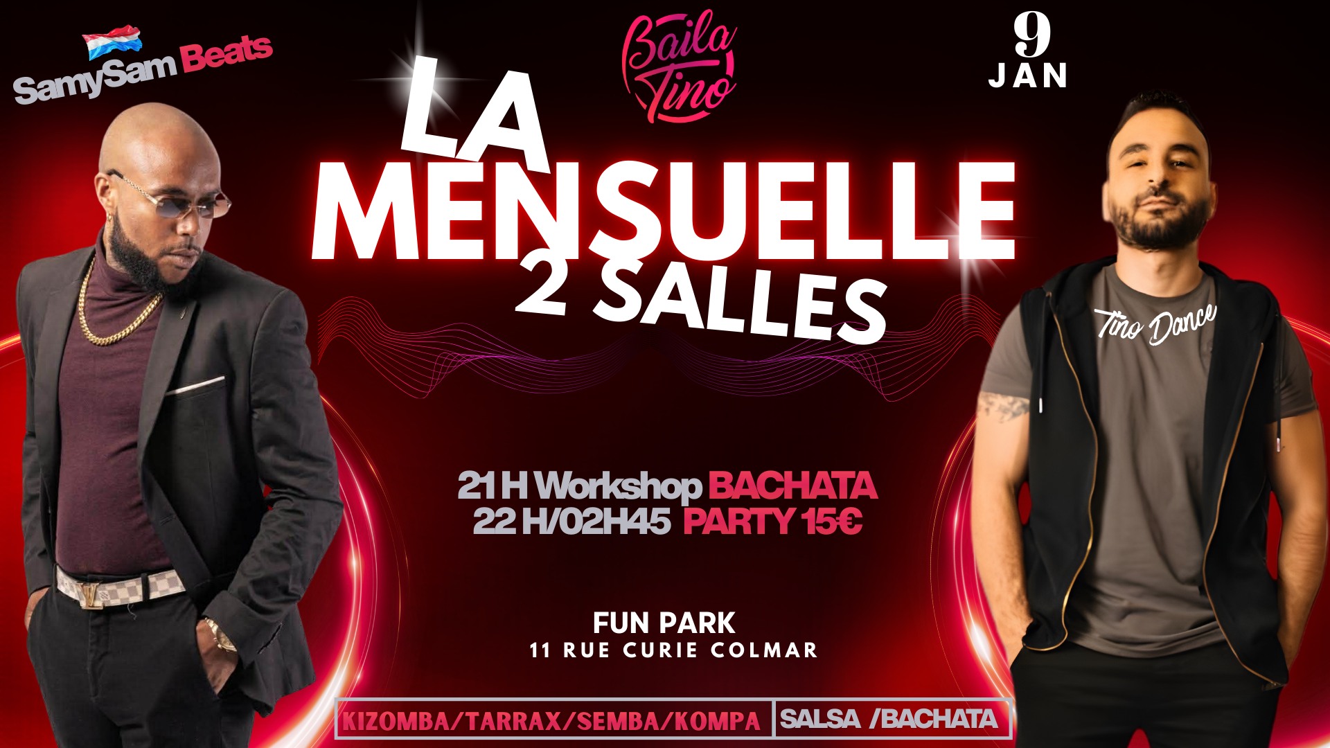La Mensuelle - 2 Salles 2 Ambiances - SamySamBeats