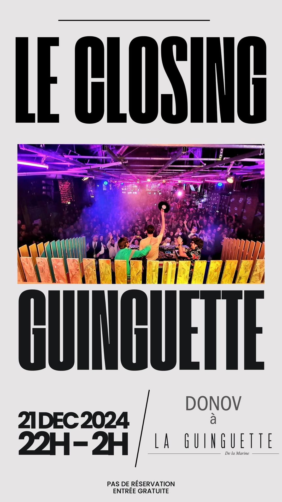 Donov - Closing à La Guinguette!
