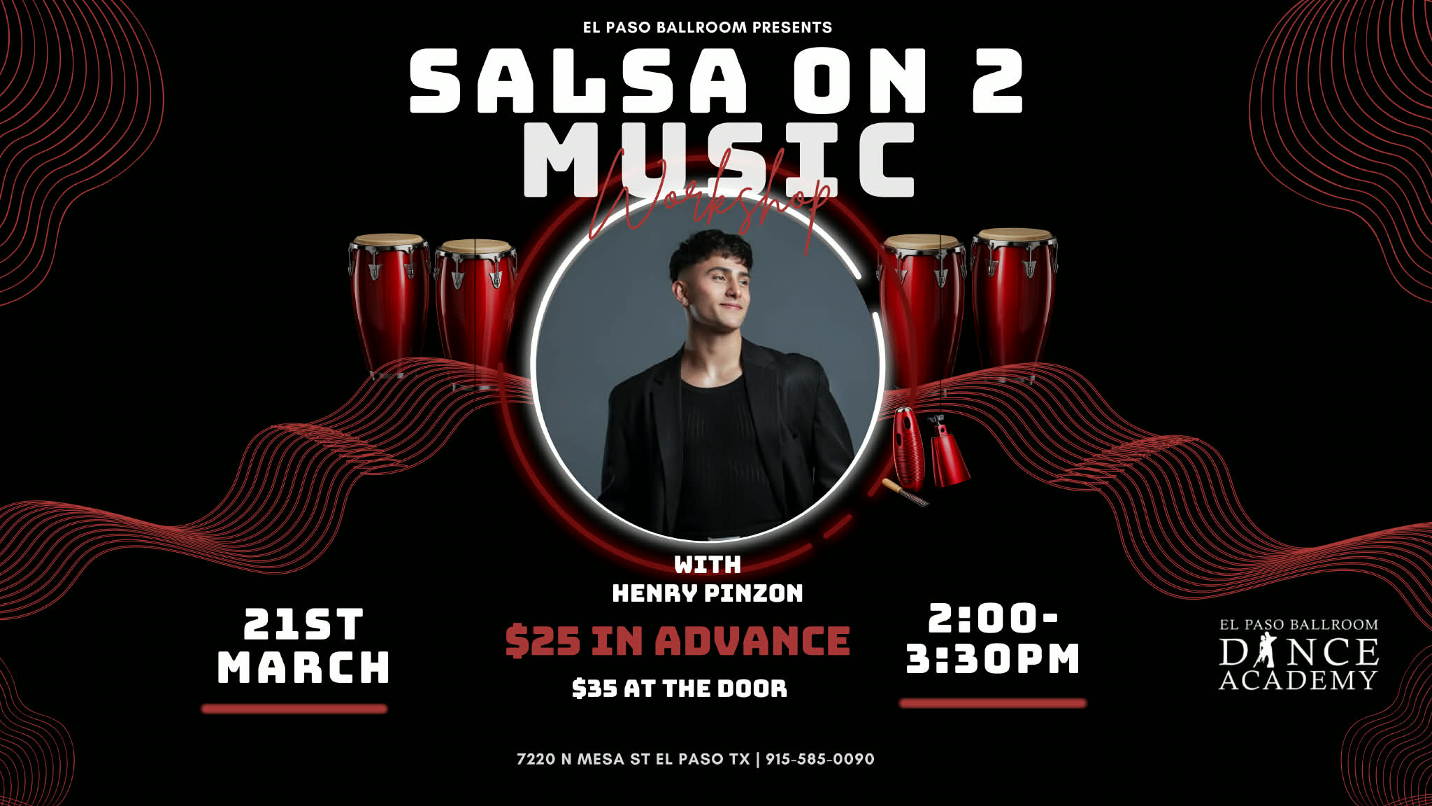 Salsa ON 2 Workshop with Henry Pinzon (World Champion Dancer)