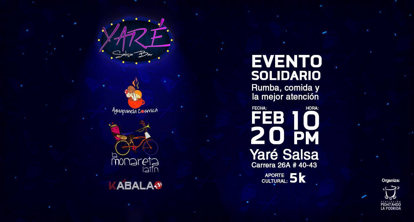 Evento Solidario (Rumba, comida y la mejor atención)