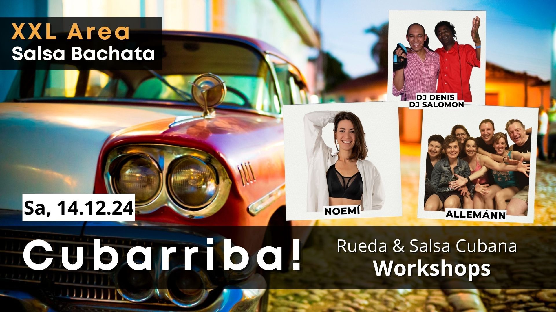 Cubarriba Rueda & Salsa Cubana Workshops & Party
