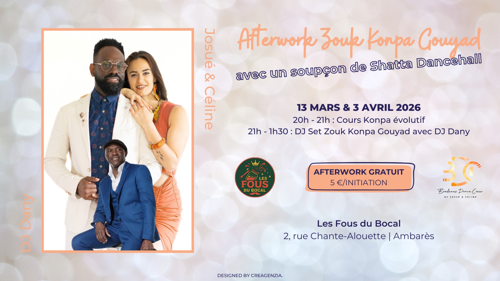 Afterwork Konpa, Zouk, Gouyad avec soupçon de Shatta