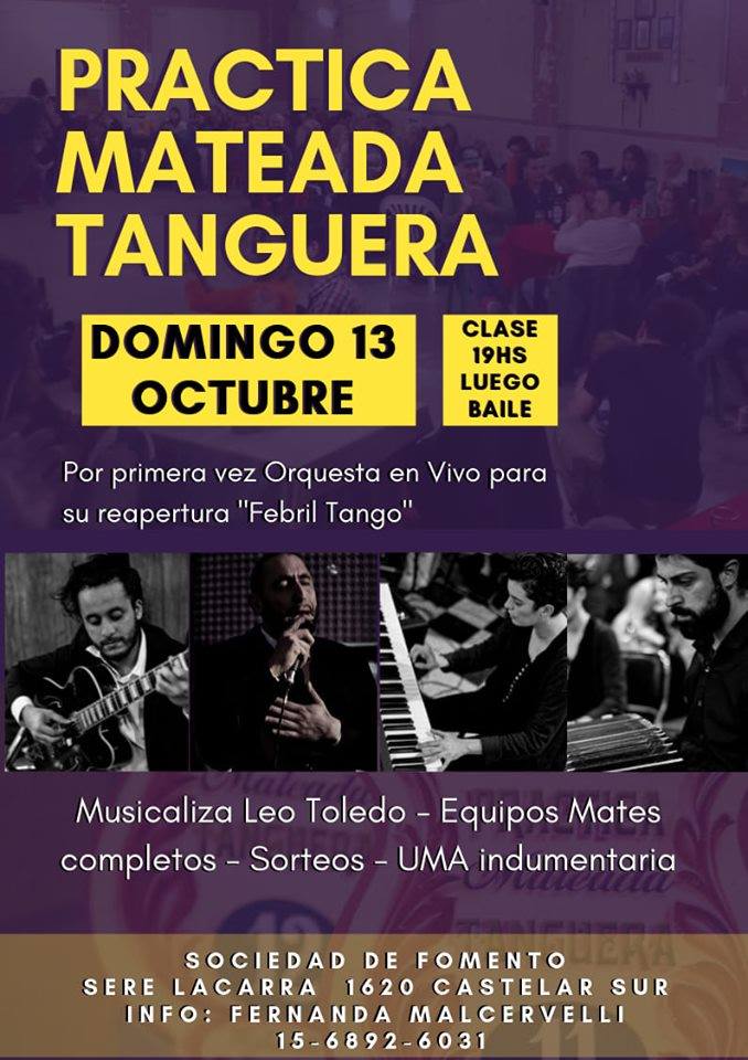 Practica Mateada Tanguera orq. Febril Tango Y Cisnero