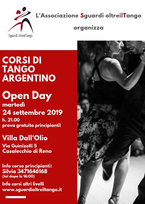 Open Day di Tango a Casalecchio di Reno!
