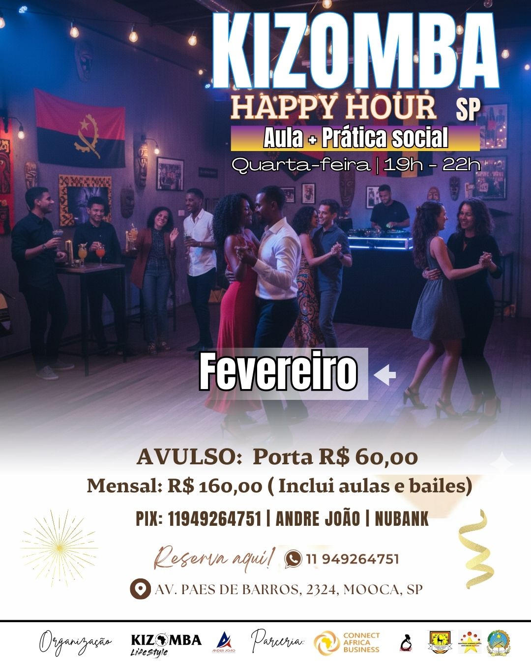 Kizomba São Paulo Auila de Kizomba Curso de Kizomba Baile de Kizomba