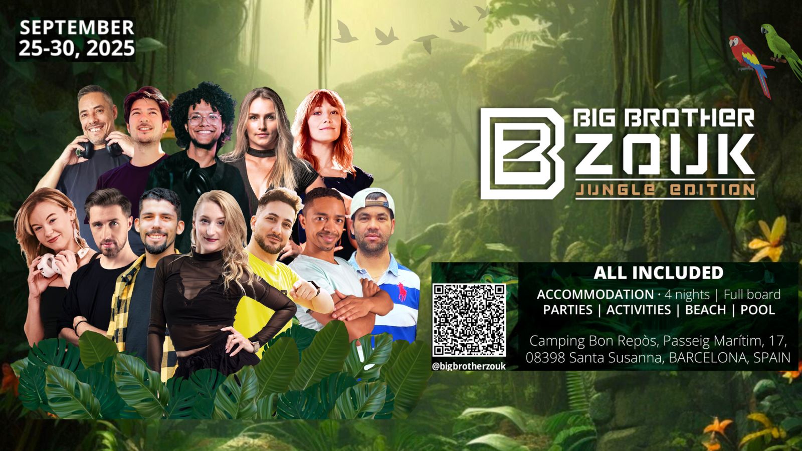 BIG BROTHER ZOUK 2025 - JUNGLE & FINAL Edition SOLD OUT