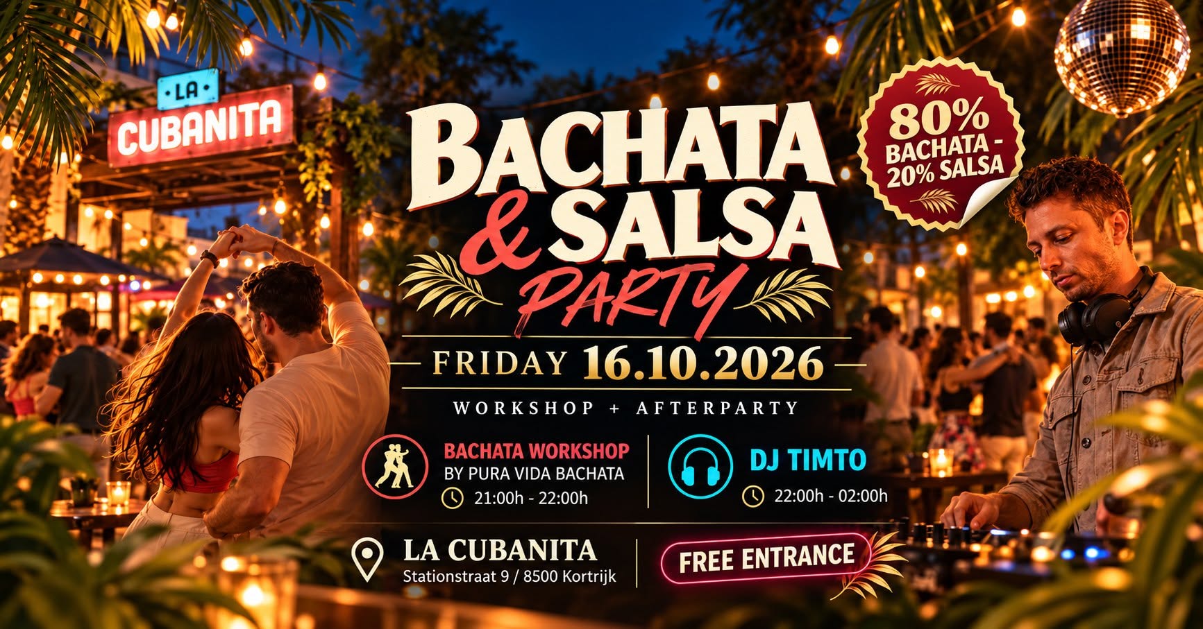 BACHATA & SALSA PARTY I LA CUBANITA