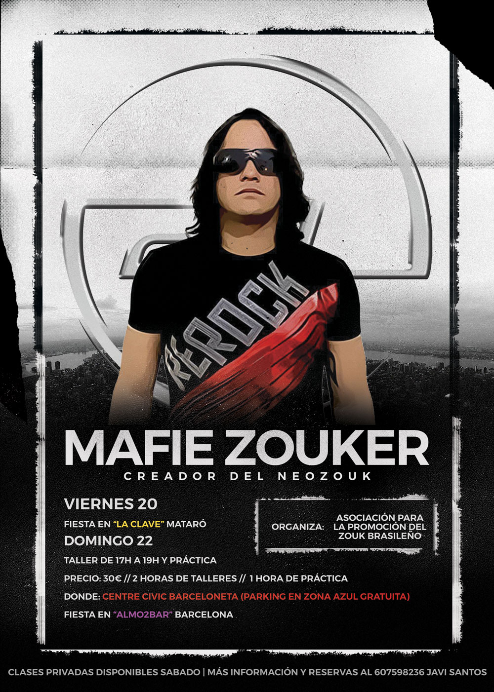 Mafie Zouker en Barcelona Talleres y fiestas