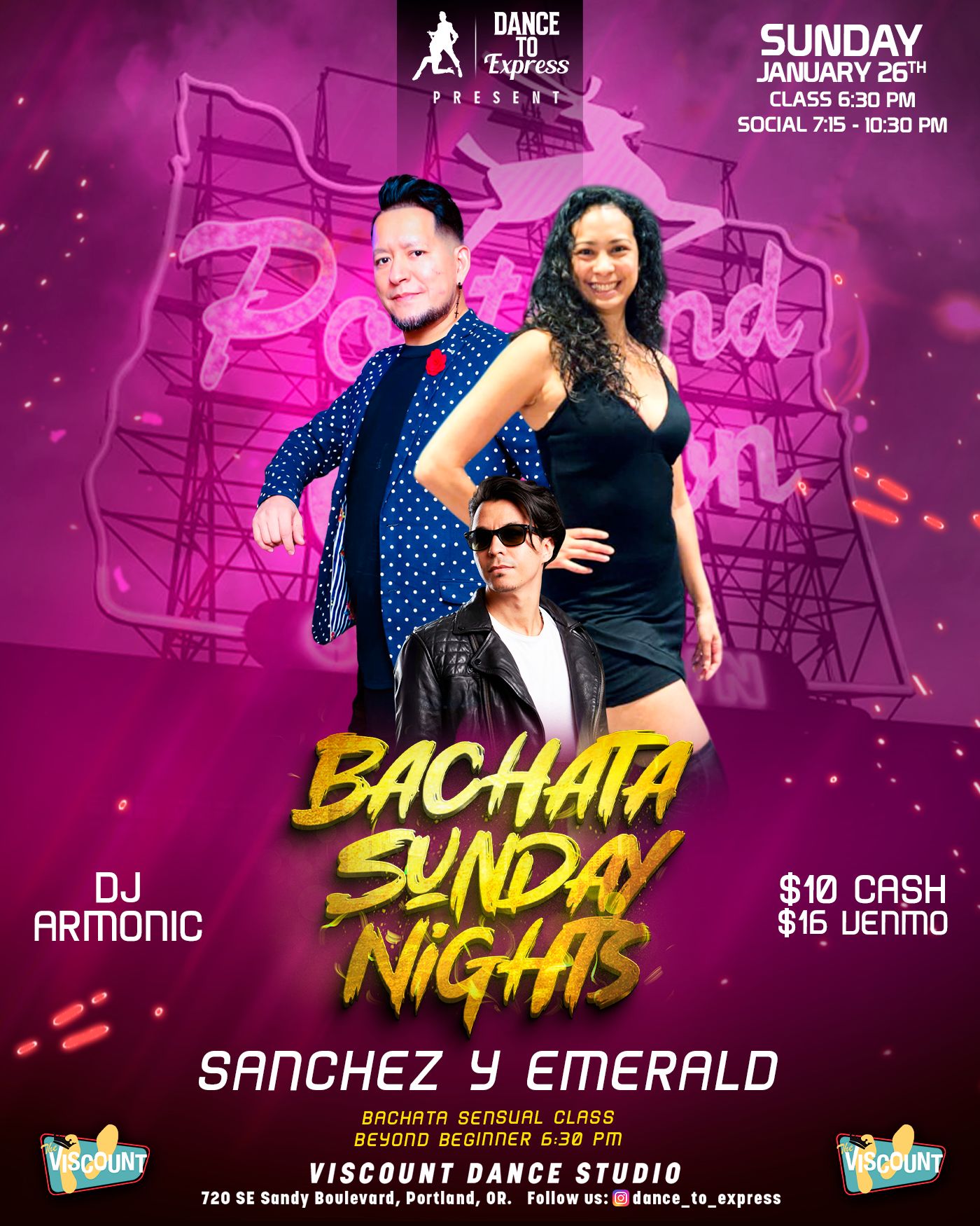 BACHATA SUNDAY NIGHTS BY DANCE_TO__EXPRESS