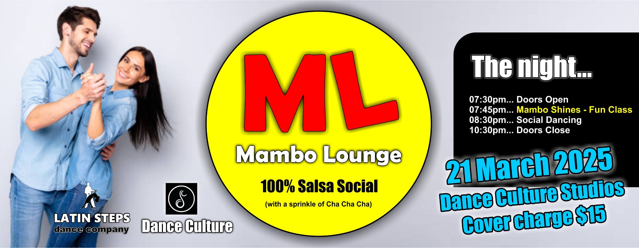 Mambo Lounge 100% Salsa Party Including Mambo Shines class