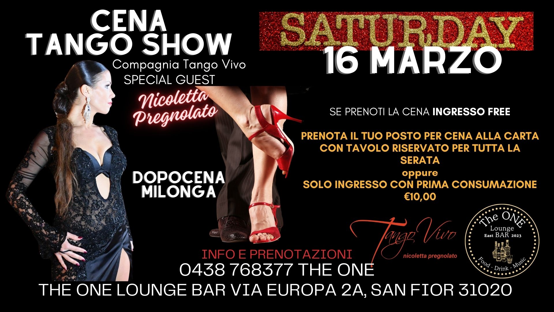 โ
๐พ๐๐ฃ๐ ๐๐๐ฃ๐๐ค ๐๐๐ค๐ โ
Sabato 16 Marzo โ
San Fior โ