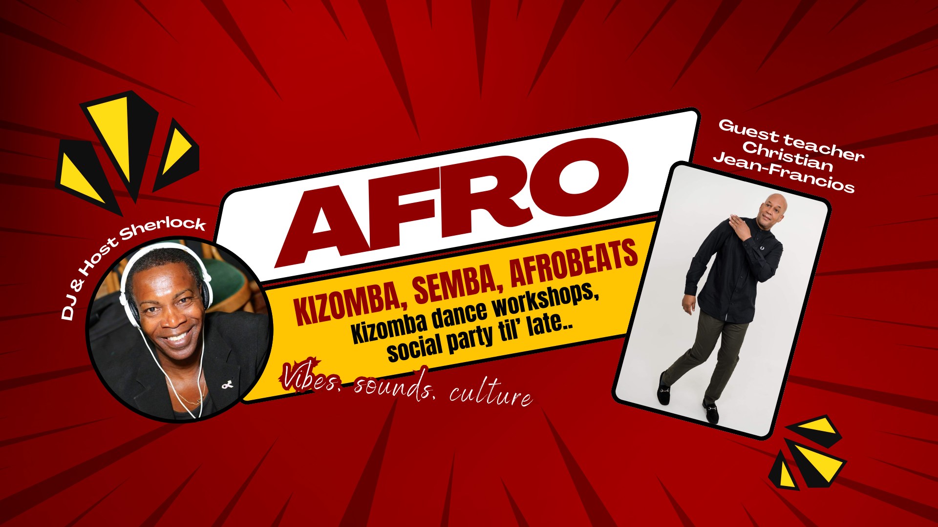 Afro - Kizomba, Semba, Afrobeats. Monthly party