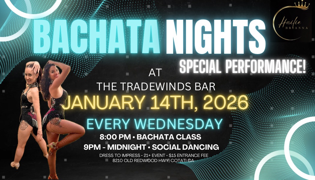 BACHATA NIGHT @ TRADEWINDS BAR!