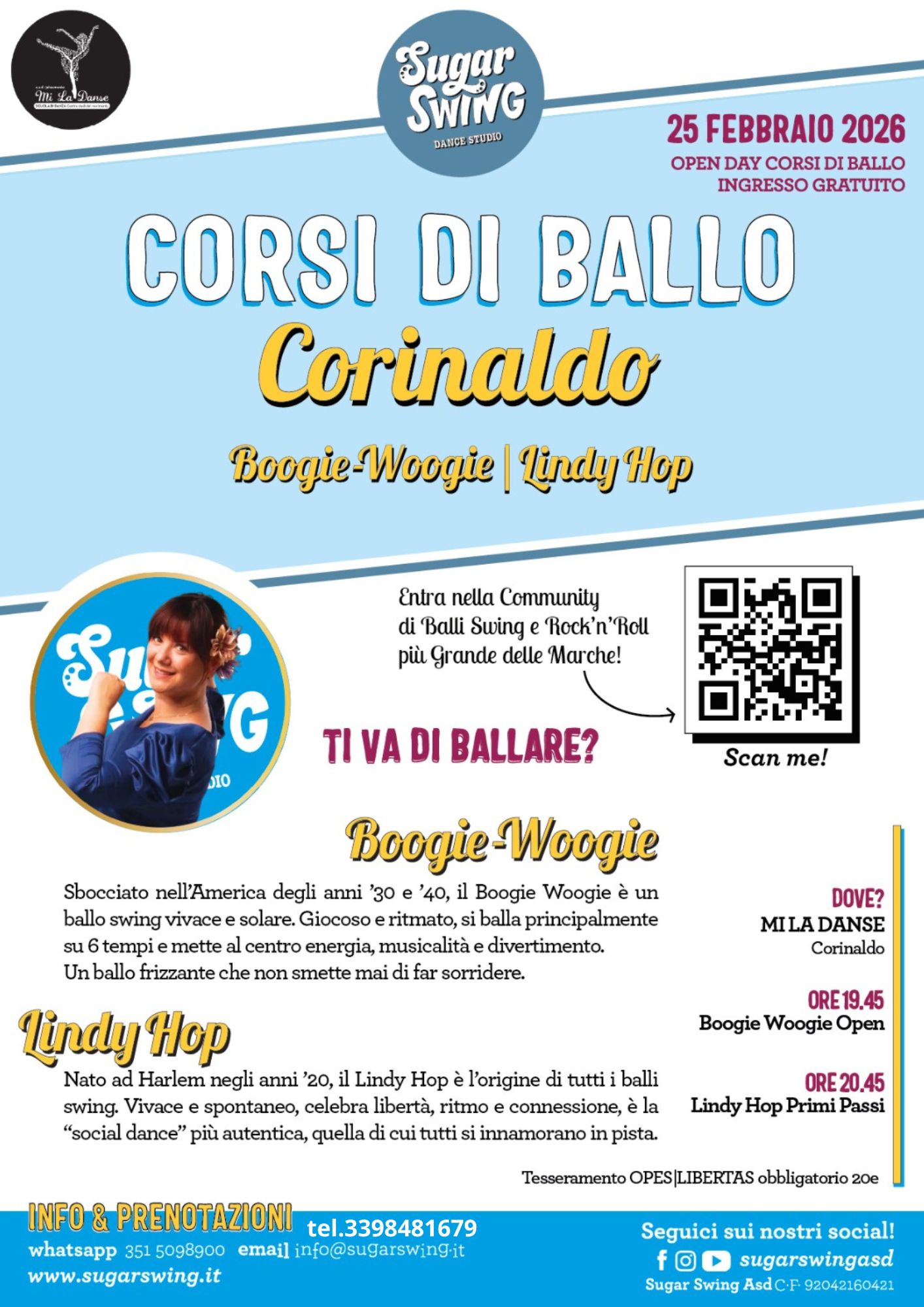 NUOVO CORSO LINDY HOP IN PARTENZA