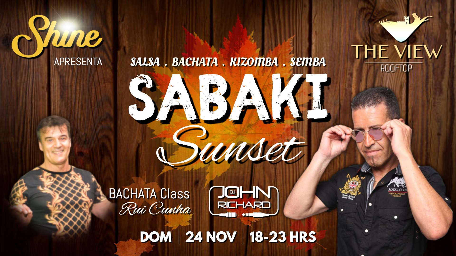 SHINE SaBaKi Sunset • DOM.24 Nov @The View Rooftop