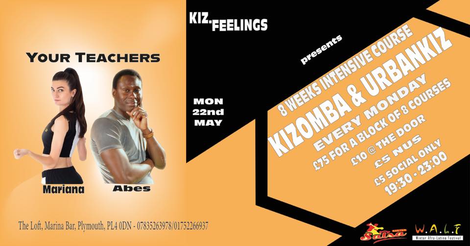 Kizomba and Urbankiz 8 Weeks Intensive Course