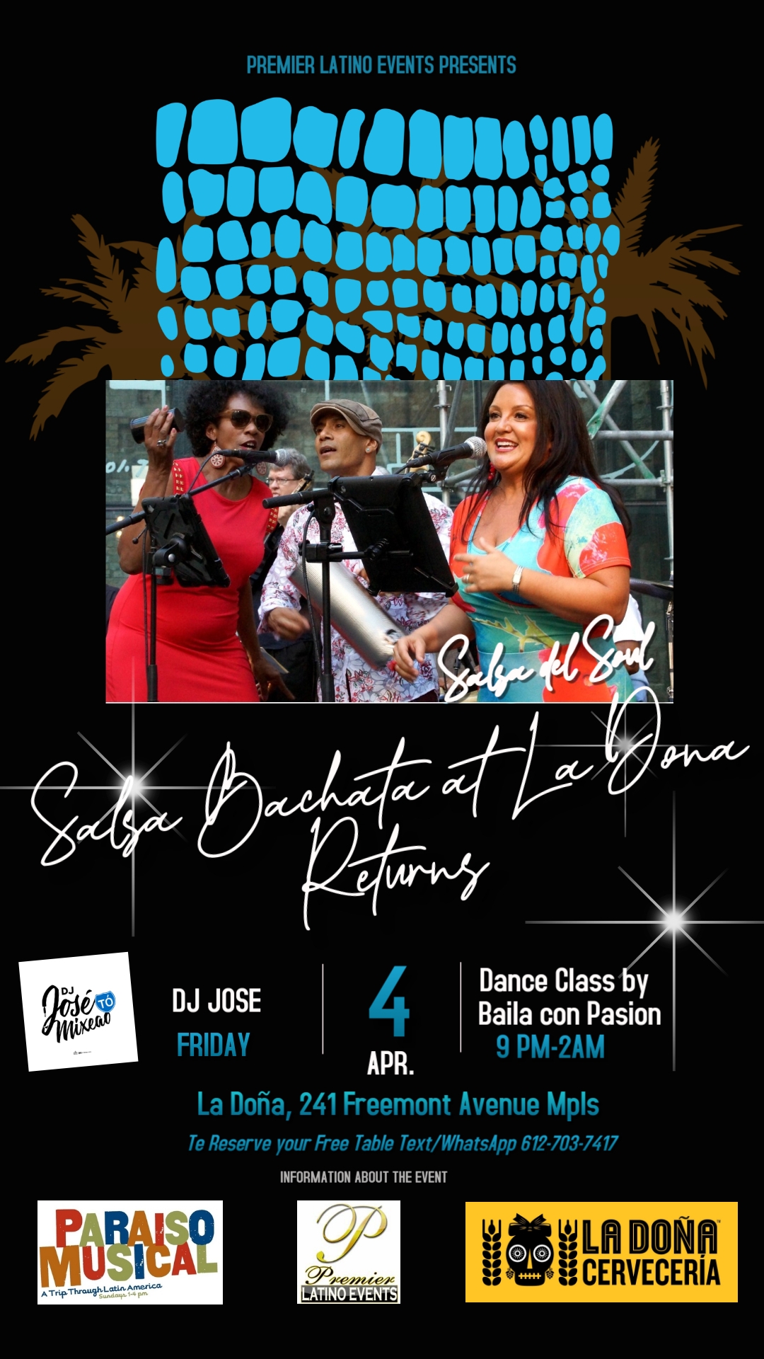Salsa Bachata at La Doña is Back Ft Salsa del Soul