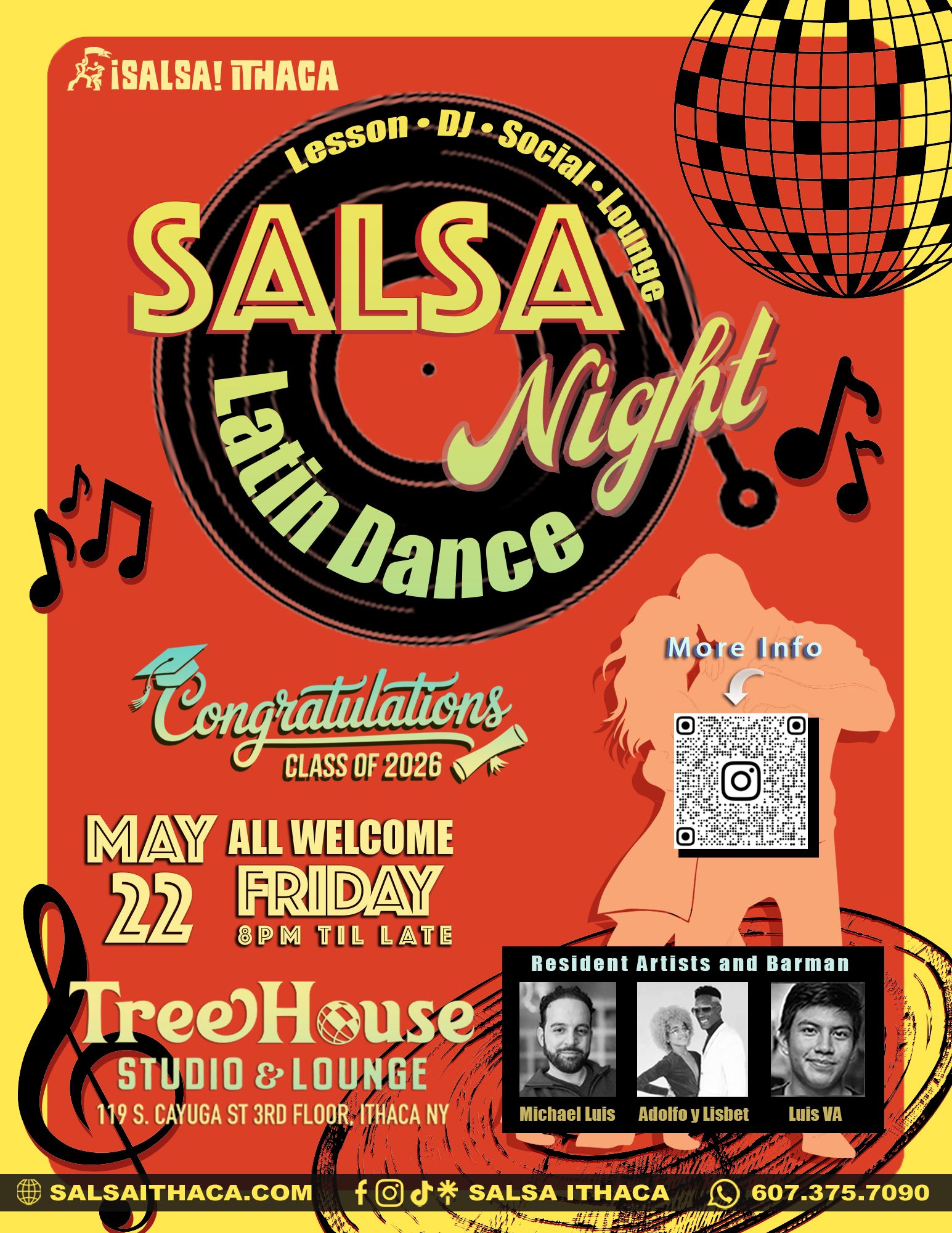 NOCHE LATINA πΌ DANCE TIL YOU DROP π₯ WORKSHOP β’ DJ β’ PARTY π CONGRATS CLASS OF 2026
