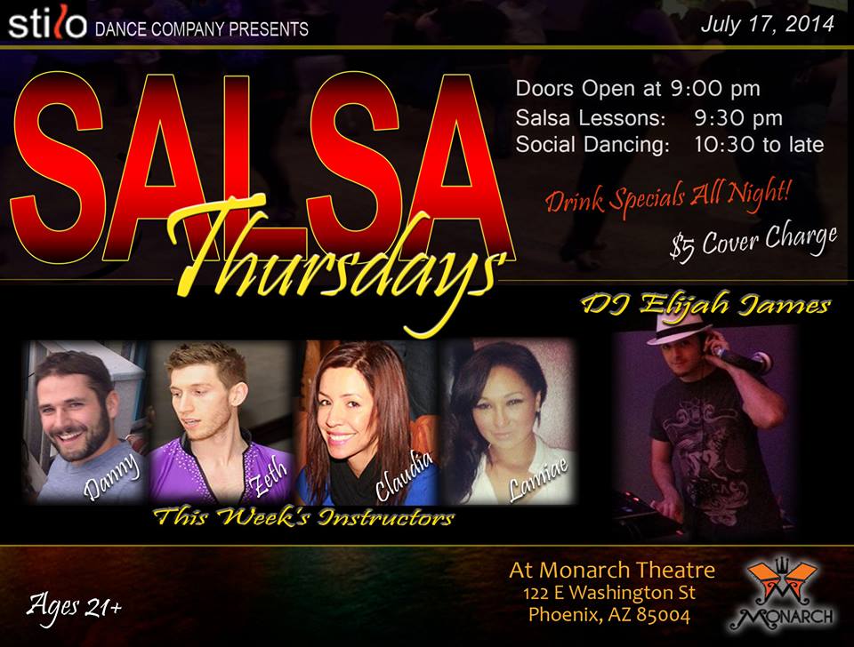 Salsa Thursdays @ The Monarch!