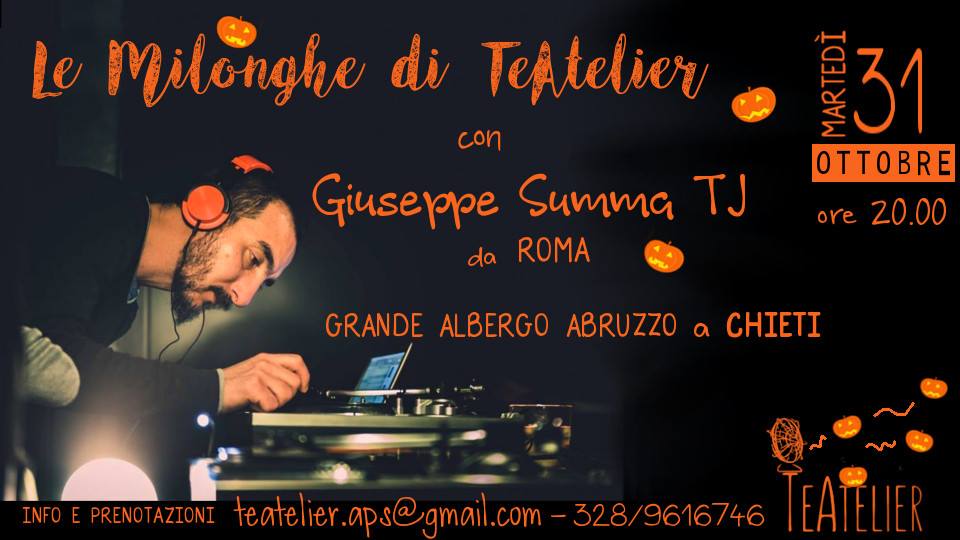 Le Milonghe di TeAtelier - Halloween Tango con Giuseppe Summa TJ
