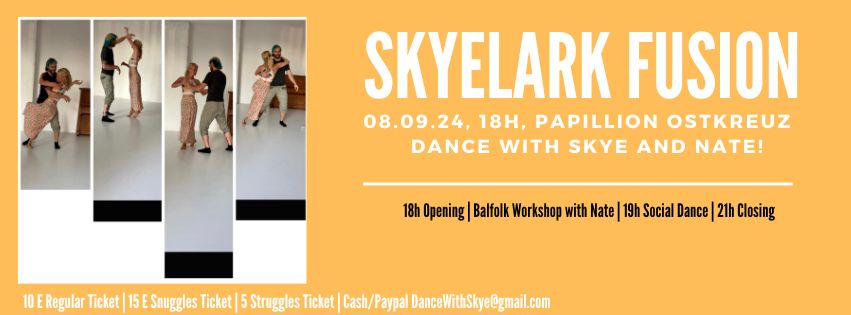 Sunday Eve Skyelark Fusion Berlin Papillion OSTKREUZ w. Balfolk into Fusion Workshop by Nate