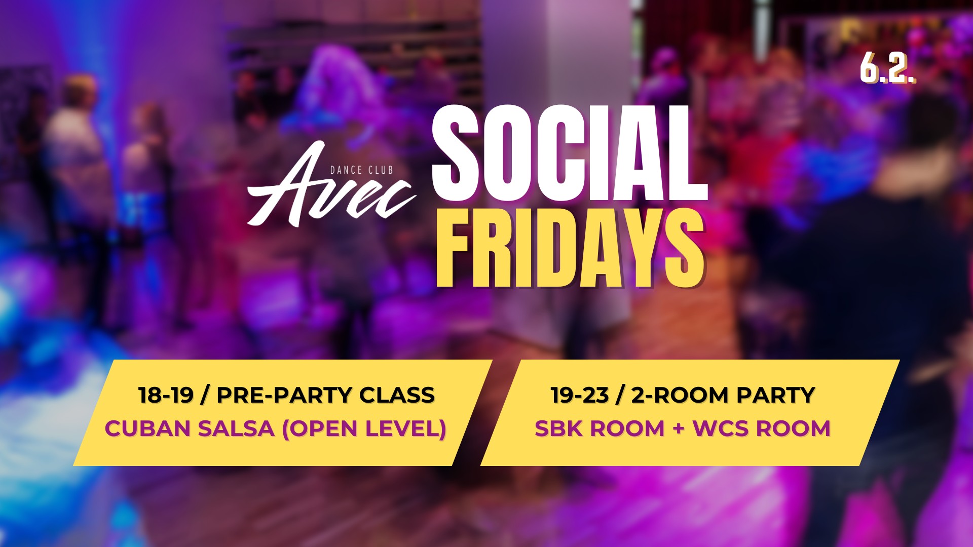 Social Fridays 6.2. - Cuban Salsa class