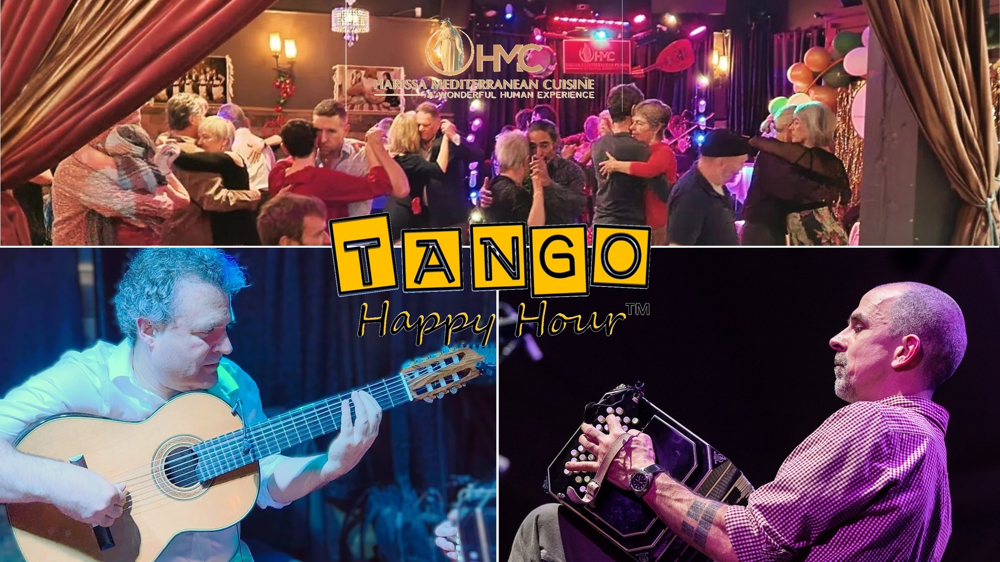 TangoHappyHour *Green edition* w live music & drop-in lesson!