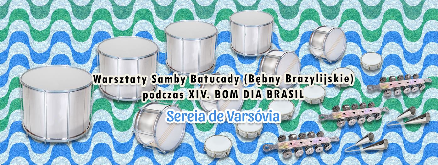 Bom Dia Brasil - Warsztaty Samby (Bębny)