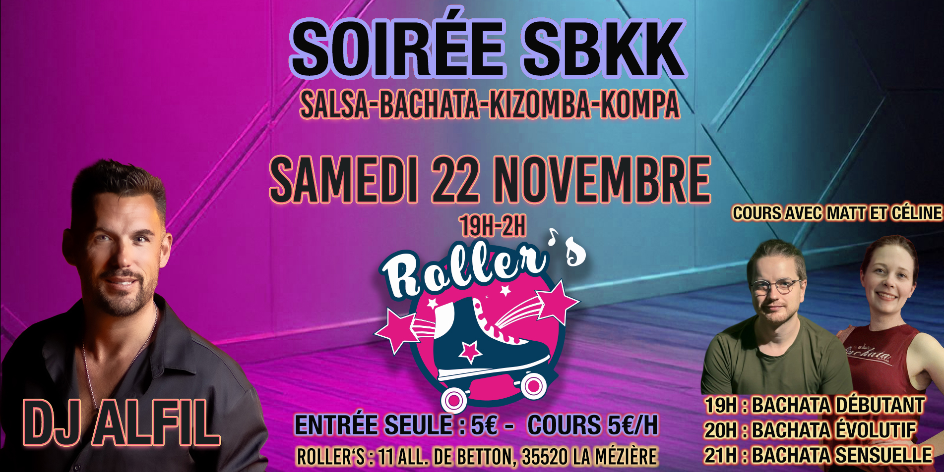 RENNES : Soirée SBKK Avec Matt & Céline + Mix DJ Alfil