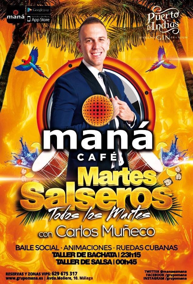 CLASES DE BACHATA Y SALSA en MANA CAFE!