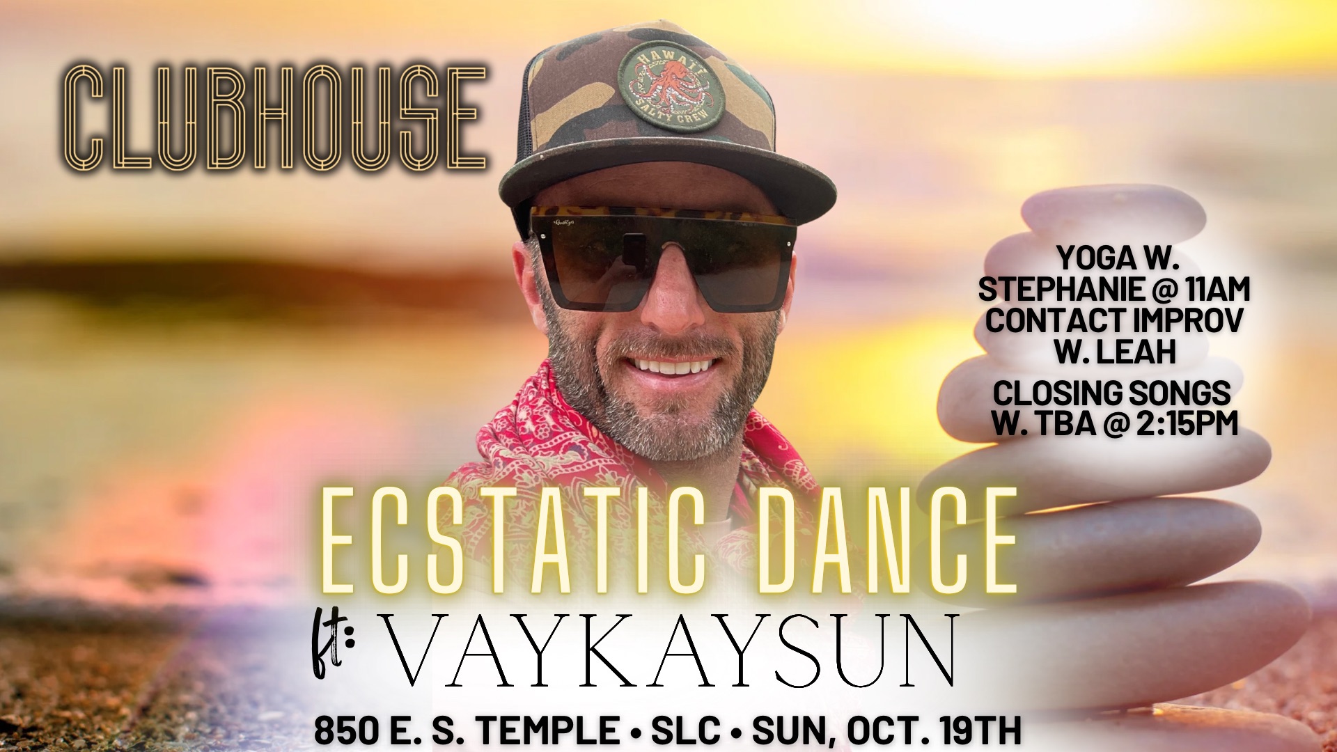 Ecstatic Dance ft. DJ VAYKAYSUN + YOGA + CLOSING SONGS