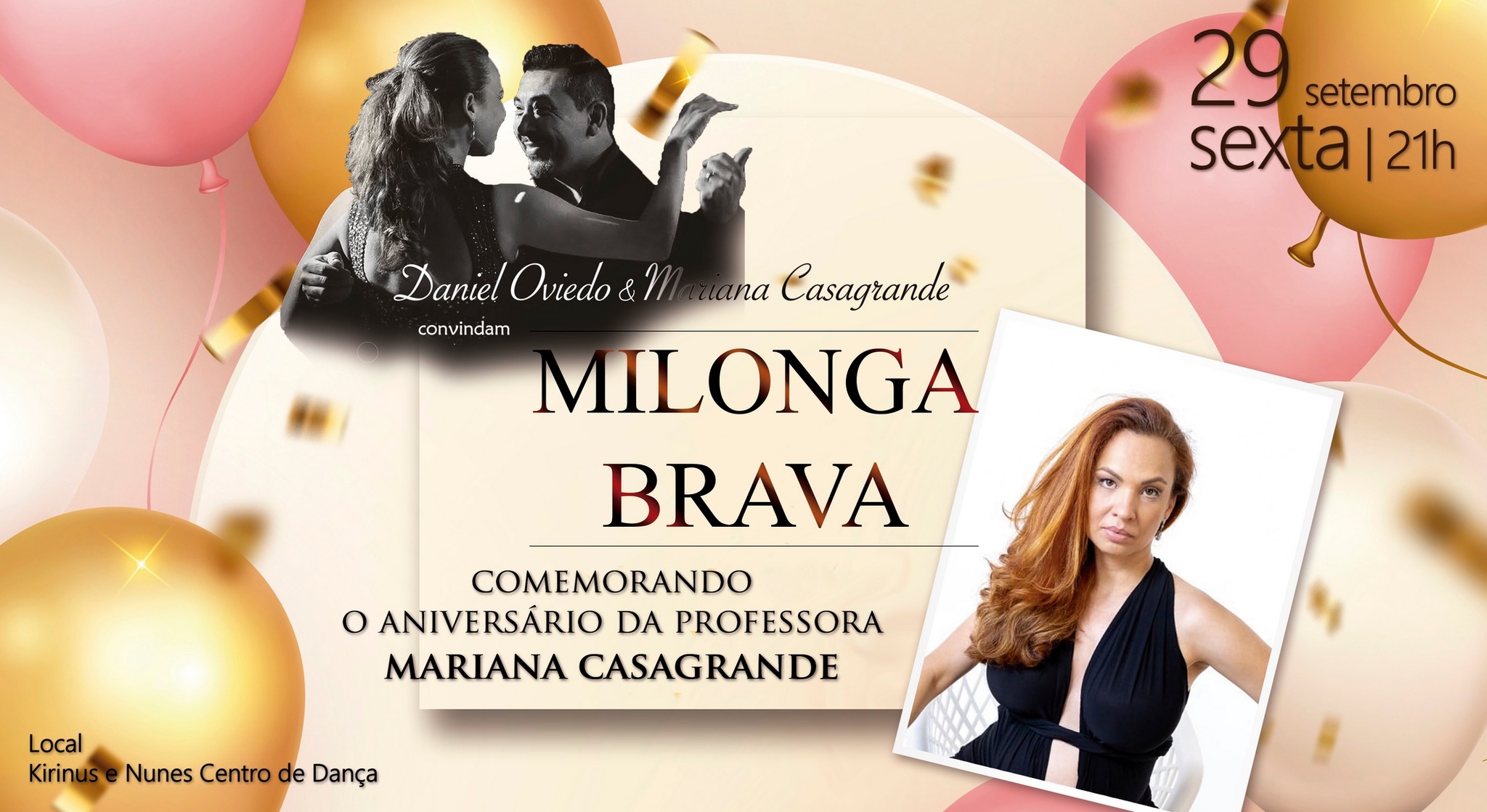 MILONGA BRAVA - Aniversário e Lançamento Literário da Mariana Casagrande