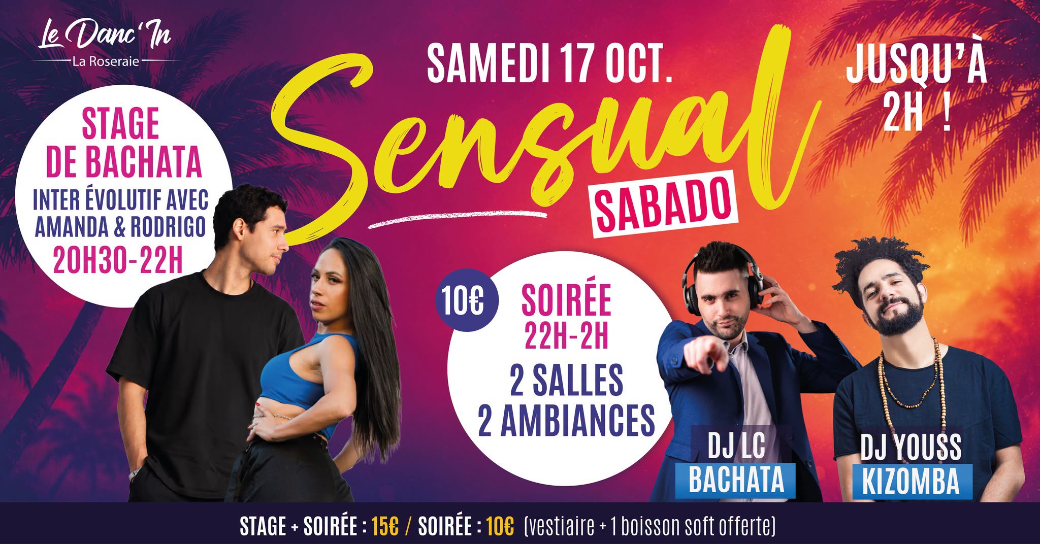 Sensual Sabado Stage Bachata + Soirée