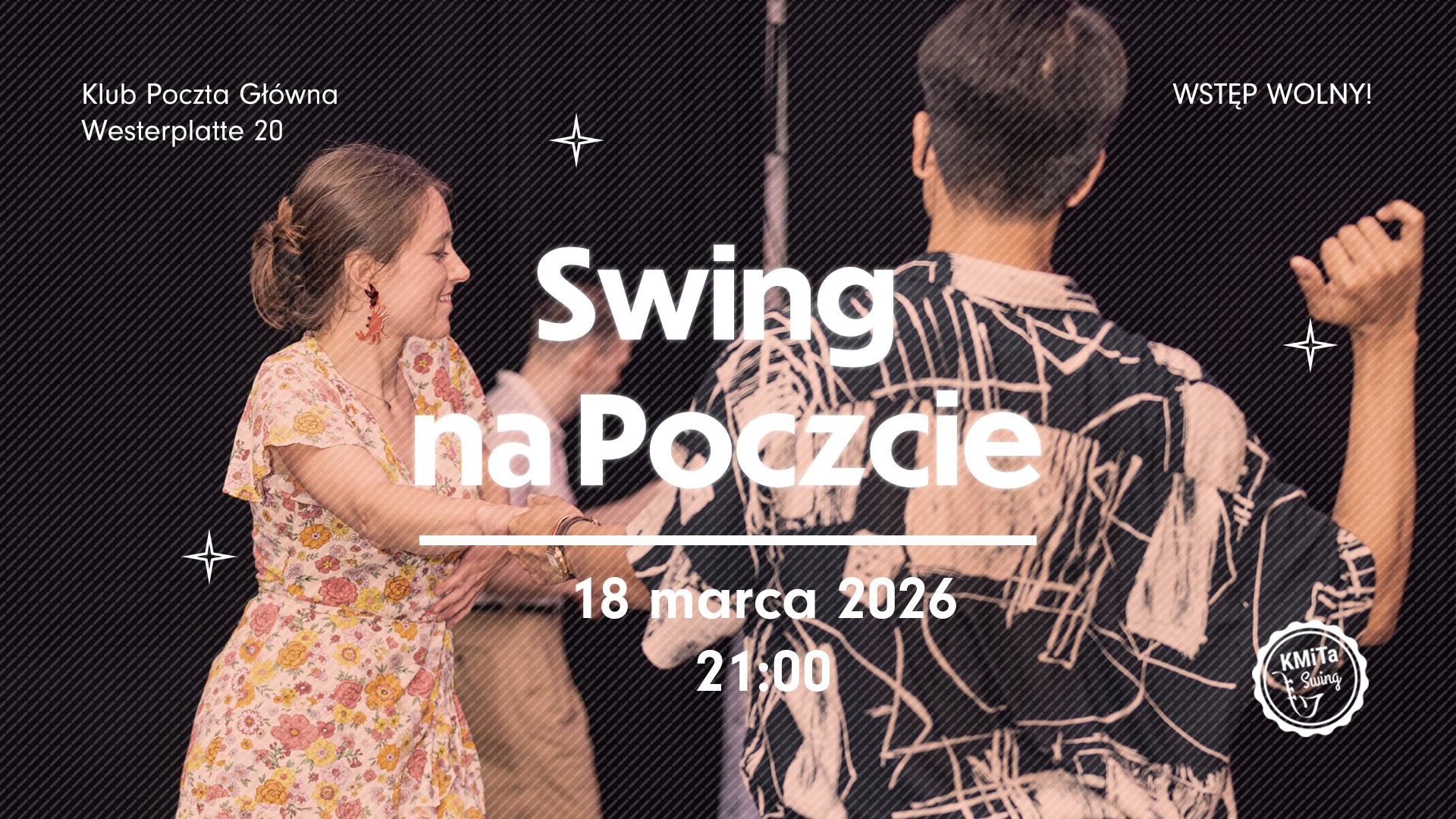 ⭐ Swingowa potańcówka na Poczcie ⭐ 18.03