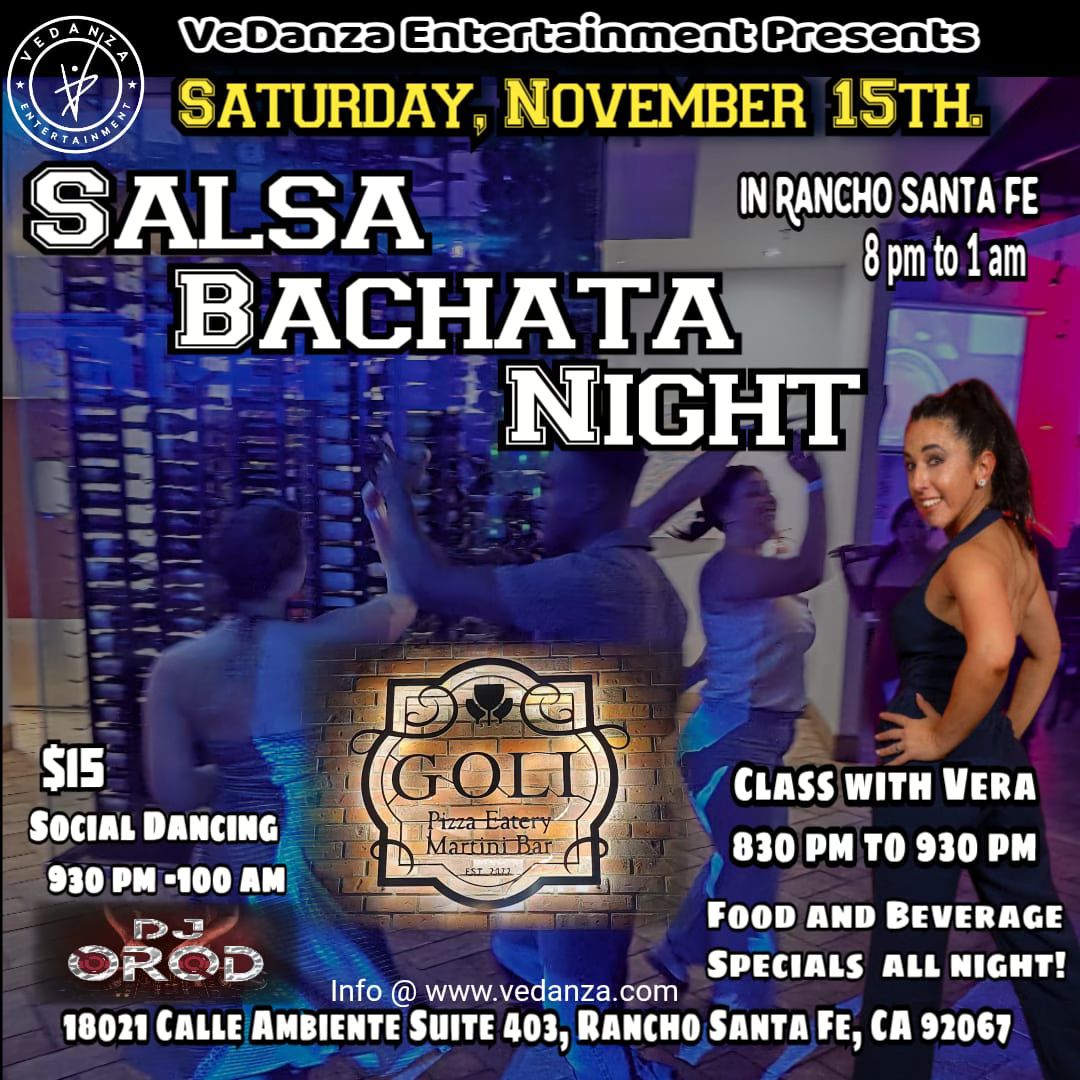 Salsa Bachata Night at Goli Pizza Eatery