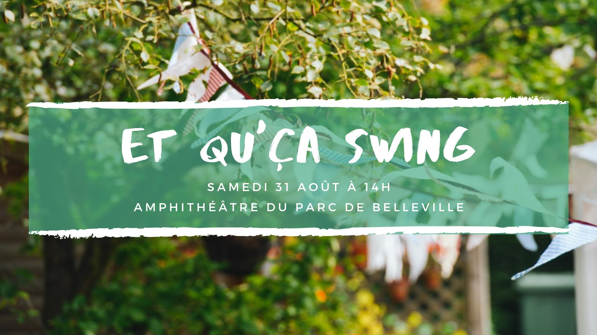 Et qu'ça swing au Parc de Belleville !