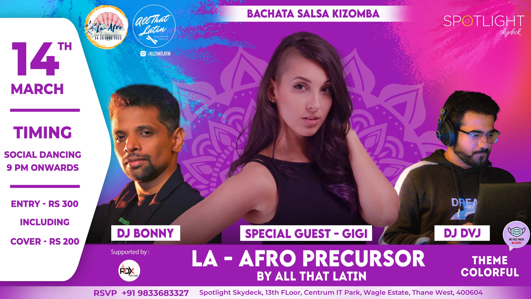 La-Afro Precursor Party by All That Latin