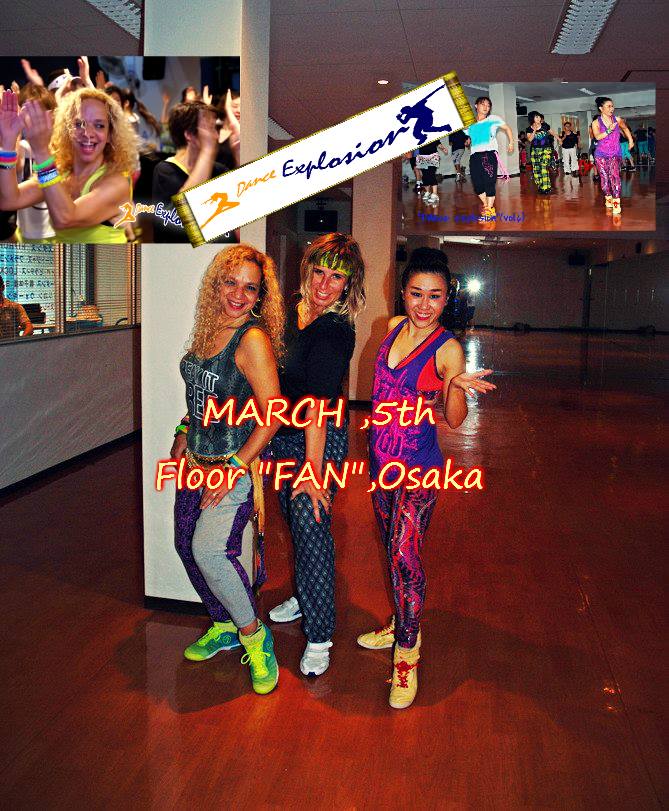 Dance explosion" fitness dance class by Ines ,Miki & Tanya