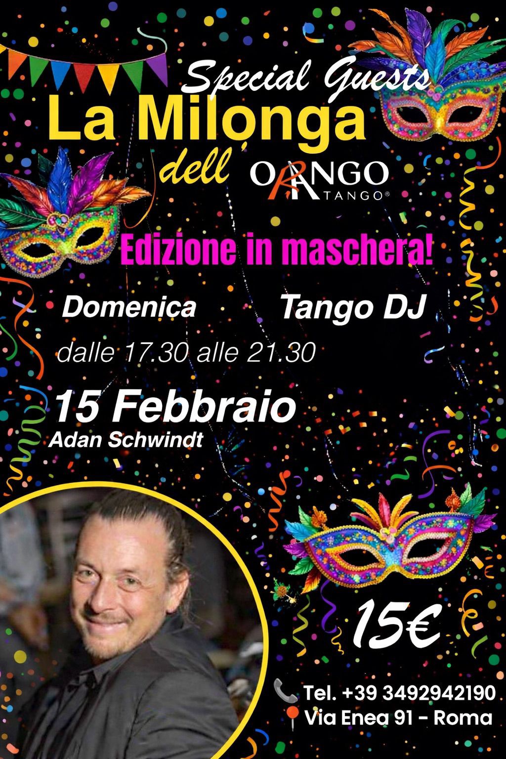 Orango in maschera