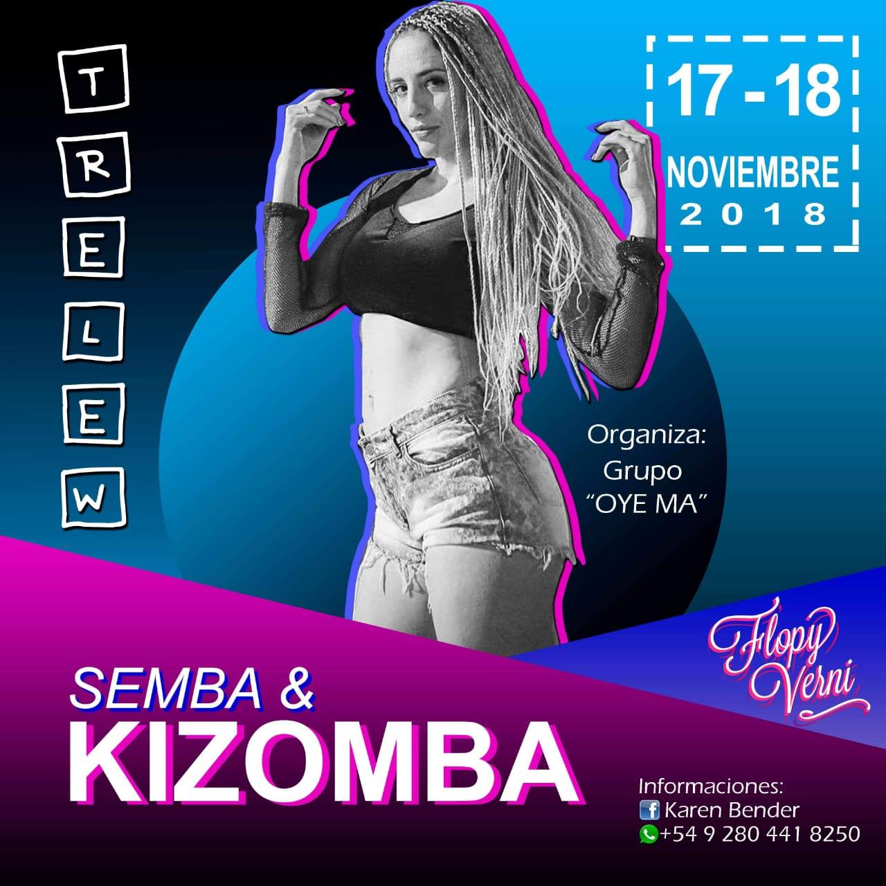 Kizomba y Semba en Trelew con Flopy Verni