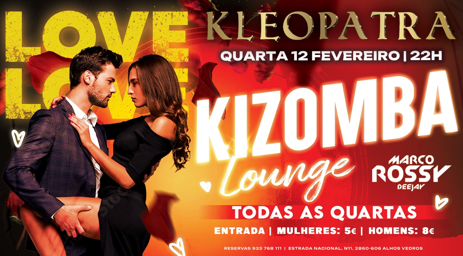 Kizomba Lounge na Kleopatra Love edition