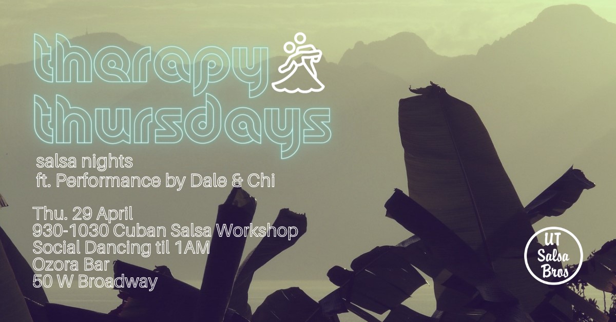 therapy thursdays ft. Dale + Chi